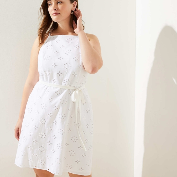 LOFT Dresses & Skirts - NWT LOFT Plus Eyelet Dress
